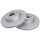 2 Brake Discs Vented Ø 307 mm 24 mm A.B.S. for e.g. BMW 2 Series