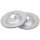 2 Brake Discs Vented Ø 317 mm 18 mm A.B.S. for e.g. LEXUS NX