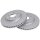 2 Brake Discs Vented Ø 320 mm 28 mm A.B.S. for e.g. GENESIS G70