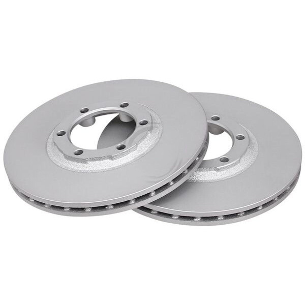 2 Brake Discs Vented Ø 258 mm 22 mm A.B.S. for MITSUBISHI