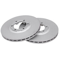 2 Brake Discs Vented Ø 258 mm 22 mm A.B.S. for...