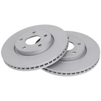 2 Brake Discs Vented Ø 278 mm 25 mm A.B.S. for...