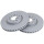 2 Brake Discs Vented Ø 281 mm 26 mm A.B.S. for e.g. FIAT Tipo
