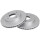 2 Brake Discs Vented Ø 257 mm 22 mm A.B.S. for e.g. NISSAN 200SX