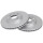 2 Brake Discs Vented Ø 262 mm 22 mm A.B.S. for e.g. RENAULT Laguna