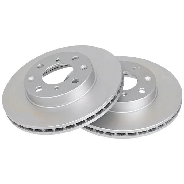 2 Brake Discs Vented Ø 240 mm 21 mm A.B.S. for e.g. HONDA Civic