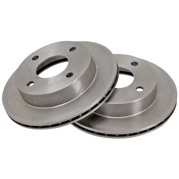 2 Brake Discs Vented Ø 214 mm 15 mm A.B.S. for e.g. NISSAN Micra