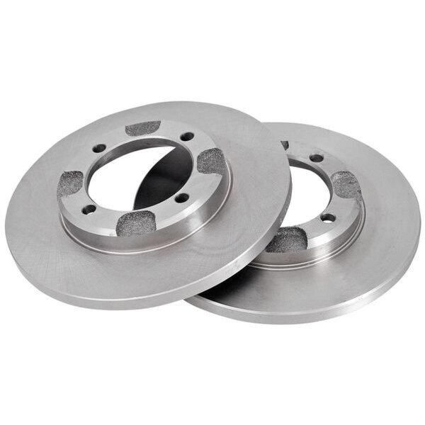 2 Brake Discs solid Ø 234 mm 13 mm A.B.S. for e.g. MITSUBISHI Colt