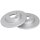 2 Brake Discs solid Ø 259 mm 12 mm A.B.S. for e.g. DACIA Logan