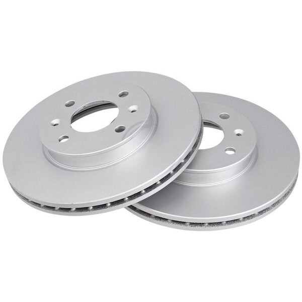 2 Brake Discs Vented Ø 256 mm 22 mm A.B.S. for e.g. HYUNDAI Accent