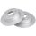 2 Brake Discs solid Ø 258 mm 8 mm A.B.S. for e.g. MERCEDES-BENZ A-Class