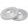 2 Brake Discs Vented Ø 240 mm 19.8 mm A.B.S. for e.g. OPEL Corsa
