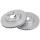 2 Brake Discs Vented Ø 280 mm 23 mm A.B.S. for e.g. HYUNDAI i30