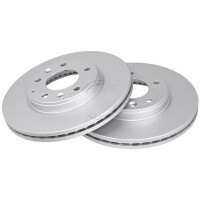 2 Brake Discs Vented Ø 283 mm 25 mm A.B.S. for...