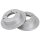 2 Brake Discs solid Ø 262 mm 10 mm A.B.S. for e.g. CHRYSLER Sebring
