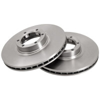 2 Brake Discs Vented Ø 252 mm 24 mm A.B.S. for...