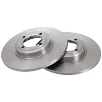 2 Brake Discs solid Ø 273 mm 12.9 mm A.B.S. for...