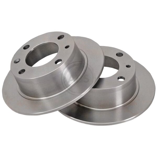 2 Brake Discs solid Ø 224 mm 7 mm A.B.S. for e.g. CITROËN BX