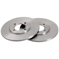 2 Brake Discs solid Ø 228 mm 10 mm A.B.S. for e.g....