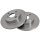 2 Bremsscheiben voll Ø 243 mm 13,5 mm A.B.S. für u.a. TOYOTA Corolla Station