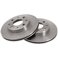 2 Brake Discs Vented Ø 231 mm 17 mm A.B.S. for...