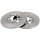 2 Brake Discs solid Ø 264 mm 12.7 mm A.B.S. for e.g. DAIMLER 2.8 - 5.3