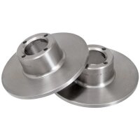 2 Brake Discs solid Ø 213 mm 9.5 mm A.B.S. for...