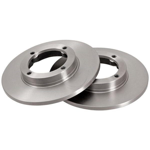2 Brake Discs solid Ø 215 mm 10 mm A.B.S. for e.g. DAEWOO Tico