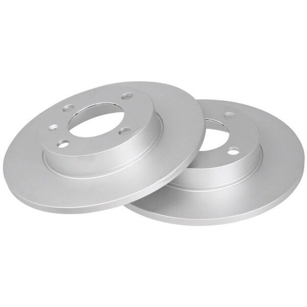 2 Brake Discs solid Ø 239 mm 9.9 mm A.B.S. for e.g. AUDI 80