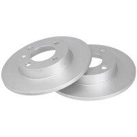 2 Brake Discs solid Ø 239 mm 9.9 mm A.B.S. for...