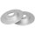 2 Brake Discs solid Ø 239 mm 9.9 mm A.B.S. for e.g. AUDI 80