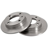 2 Brake Discs solid Ø 221 mm 10 mm A.B.S. for e.g....