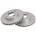 2 Brake Discs Vented Ø 256 mm 22 mm A.B.S. for e.g. AUDI 80