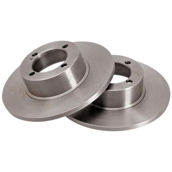 2 Brake Discs solid Ø 237 mm 11 mm A.B.S. for e.g. OPEL Ascona
