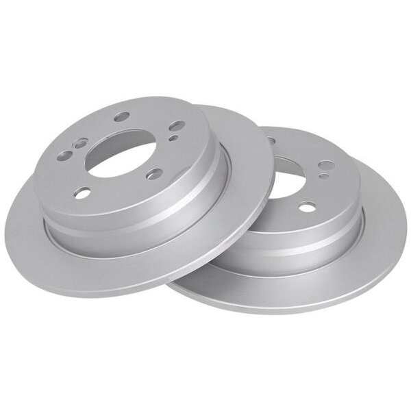 2 Brake Discs solid Ø 258 mm 9 mm A.B.S. for e.g. MERCEDES-BENZ 124