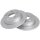 2 Brake Discs solid Ø 258 mm 9 mm A.B.S. for e.g. MERCEDES-BENZ 124