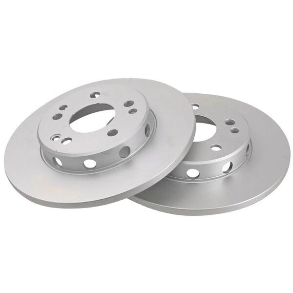 2 Brake Discs solid Ø 284 mm 12 mm A.B.S. for e.g. MERCEDES-BENZ 124