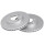 2 Brake Discs Vented Ø 256 mm 20 mm A.B.S. for e.g. SEAT Arosa
