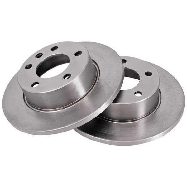 2 Brake Discs solid Ø 258 mm 12.6 mm A.B.S. for e.g. OPEL Omega