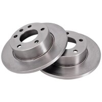 2 Brake Discs solid Ø 258 mm 12.6 mm A.B.S. for...