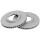 2 Brake Discs Vented Ø 282 mm 24 mm A.B.S. for e.g. PORSCHE 911