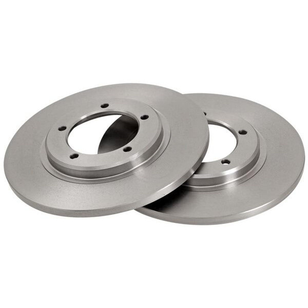 2 Brake Discs solid Ø 277 mm 12.6 mm A.B.S. for...