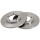 2 Brake Discs solid Ø 277 mm 12.6 mm A.B.S. for e.g. BERTONE Freeclimber