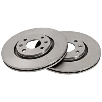 2 Brake Discs Vented Ø 265 mm 20.5 mm A.B.S. for e.g. RENAULT 21