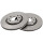 2 Brake Discs Vented Ø 265 mm 20.5 mm A.B.S. for e.g. RENAULT 21