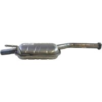 Centre silencer exhaust system BOSAL for e.g. MERCEDES-BENZ 190