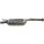 Centre silencer exhaust system BOSAL for e.g. MERCEDES-BENZ 190