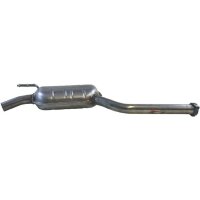 Centre silencer exhaust system BOSAL for MERCEDES-BENZ 124 notchback