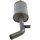 Centre silencer exhaust system BOSAL for e.g. RENAULT CLIO III