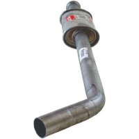 Centre silencer exhaust system BOSAL for e.g. RENAULT SCÉNIC I